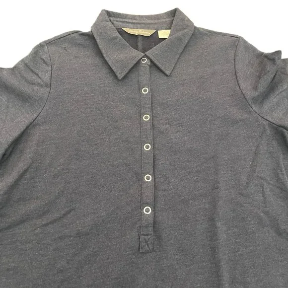 Tommy Bahama SPA Gray Button Front Women's Dress, Size L - Picture 2 of 8